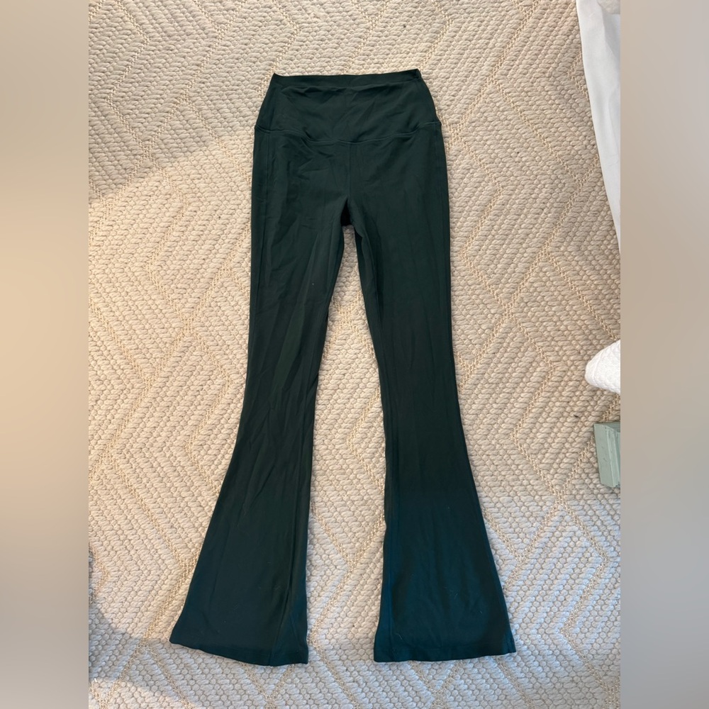 Splits59 Dark Green Flared Leggings